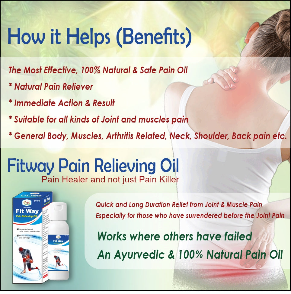 Fit Way Pain Relief oil (50ml)